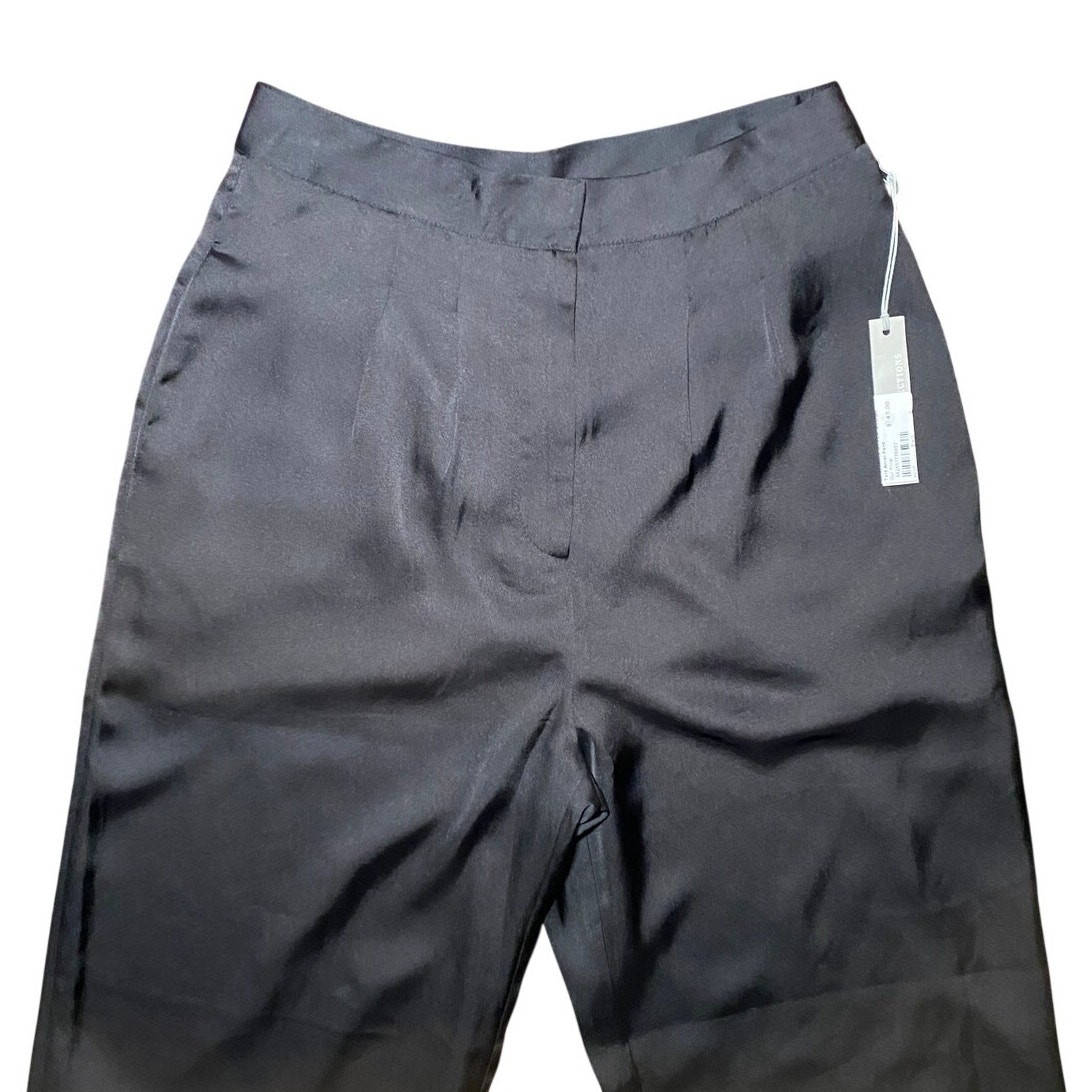 Tart - Nwt - Amal Black Lightweight Shiny Pants - Size Small